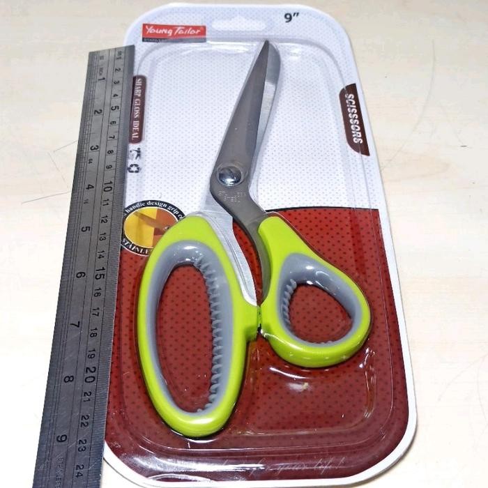 

Gunting Kain / Gunting Kertas 225mm Gagang Karet -9inchi - pink