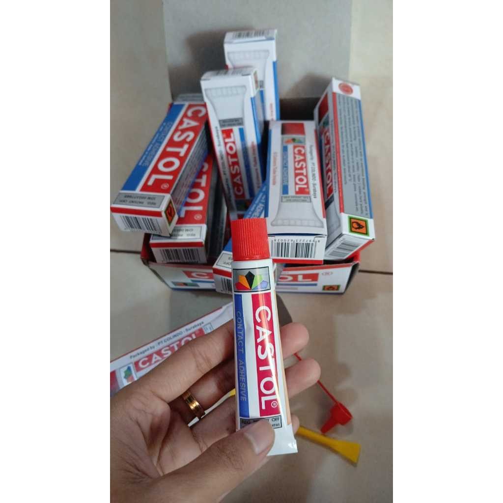 

TERLARIS!!! Lem Sepatu Super Kuat Castol Contact Adhesive O9riginal Serba Guna PER PACK