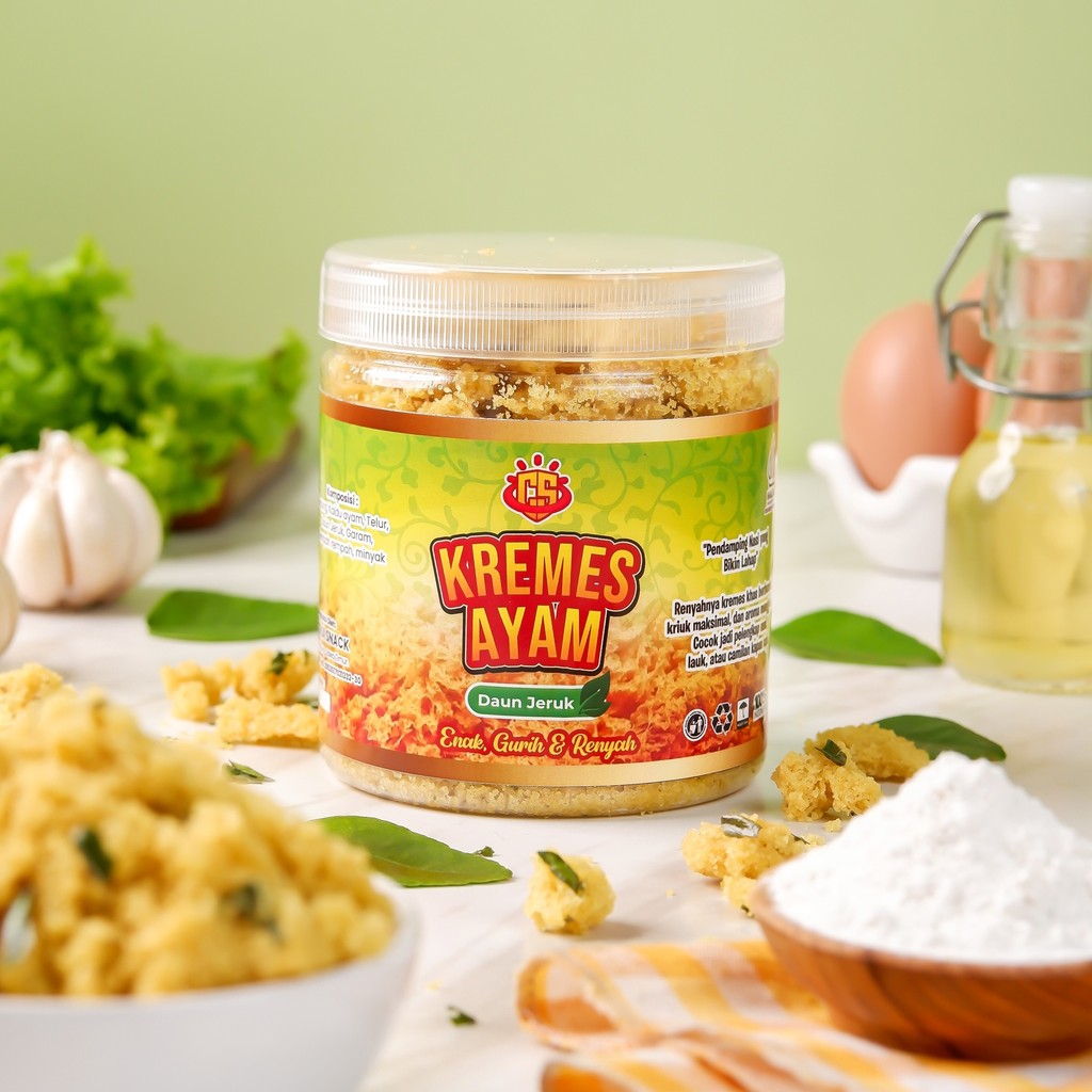 

Ceria Snack - Kremes Ayam Daun Jeruk 150Gram | Kremesan Ayam Daun Jeruk 150Gram