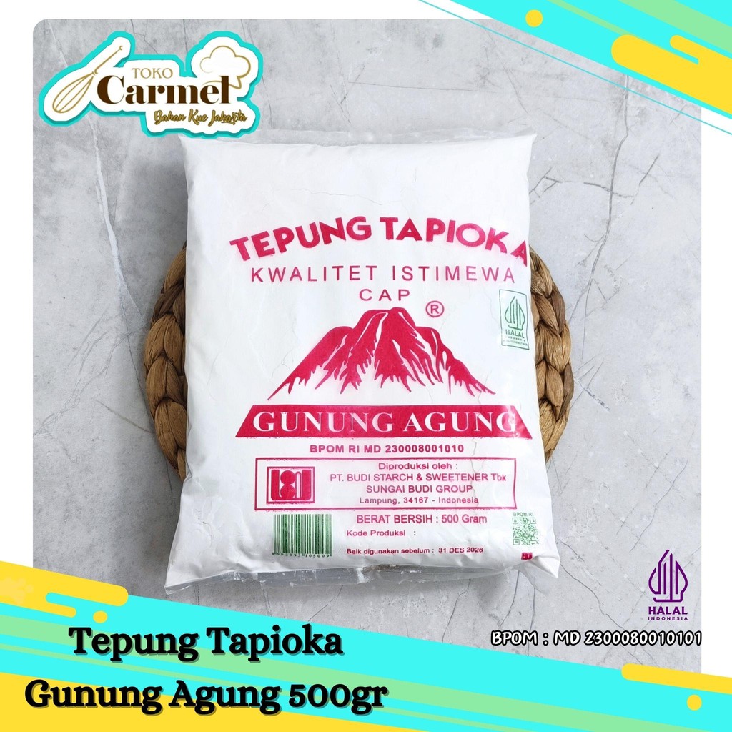 

Tepung Tapioka Cap Gunung 500g