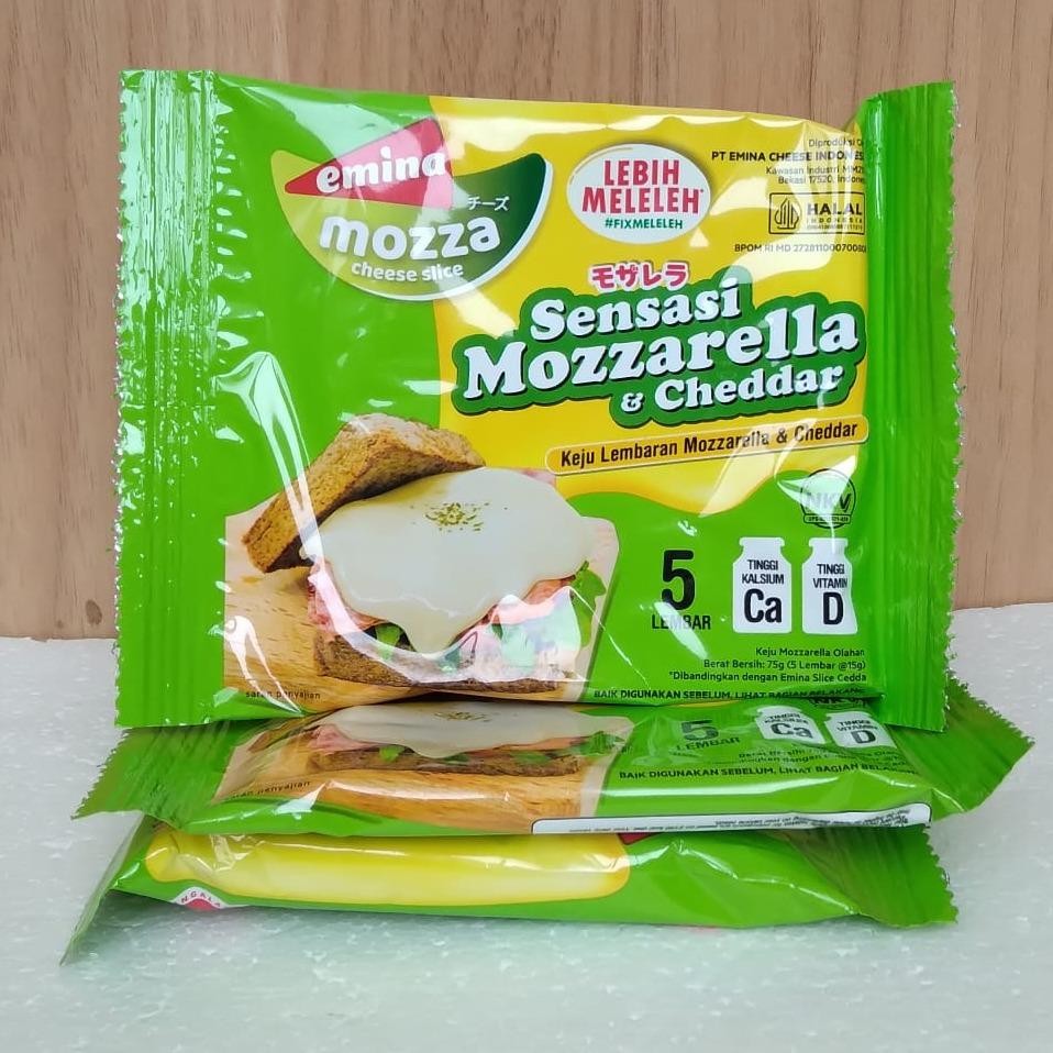 

EMINA KEJU SLICE MOZZARELLA / MOZZA CHEESE SLICE