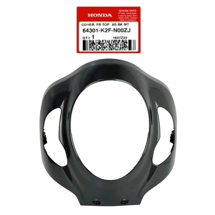 Cover Tameng Depan Hitam Abu-Abu Honda Scoopy K2F - 64301K2FN00ZR (GP)