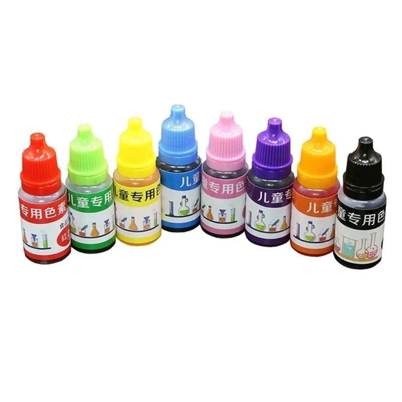 

8 Colors 10ml Liquid Epoxy Resin Pigment DIY Handmade Scented Coloring Colorants Jelly Soybean Wax Dye Jewelry DropShip