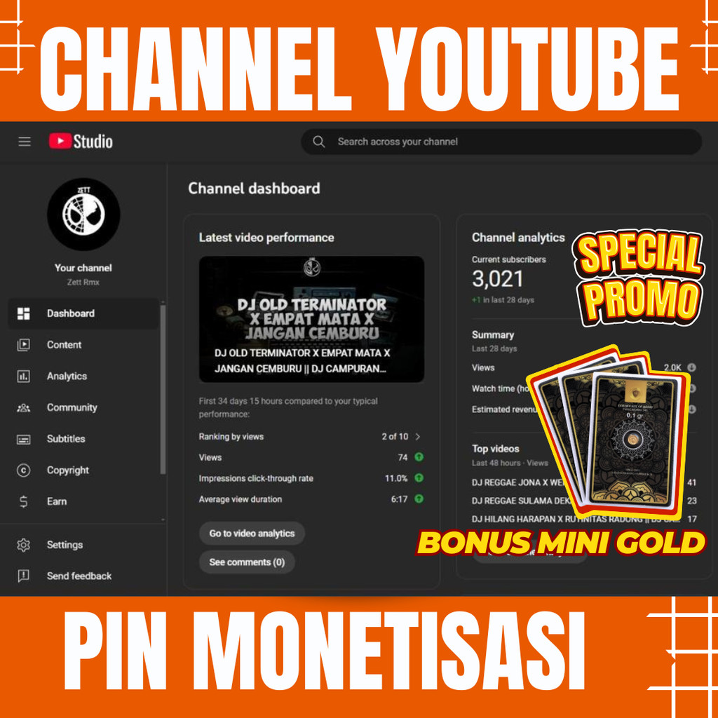 YOUTUBE MONET SUDAH PIN ADSENSE  || YOUTUBE SUDAH PIN SIAP TARIK DOLLAR