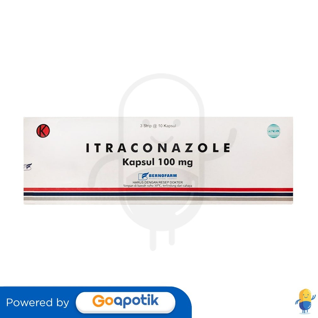 Itraconazole Bernofarm 100 Mg Box 30 Kapsul