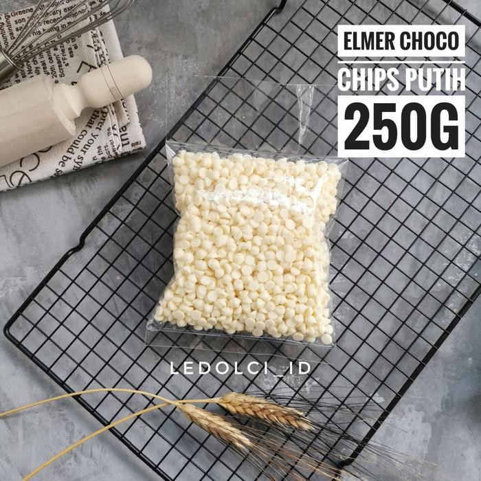

PROMO! ELMER CHOCO CHIPS PUTIH 100 GR, 250 GR, 500 GR - 250 gram