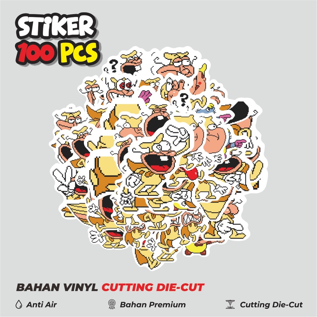 

Terbaru! 50 pcs Stiker Pizza Tower V8 Dekorasi Lucu Kreatif untuk Notebook, Skateboard, HP