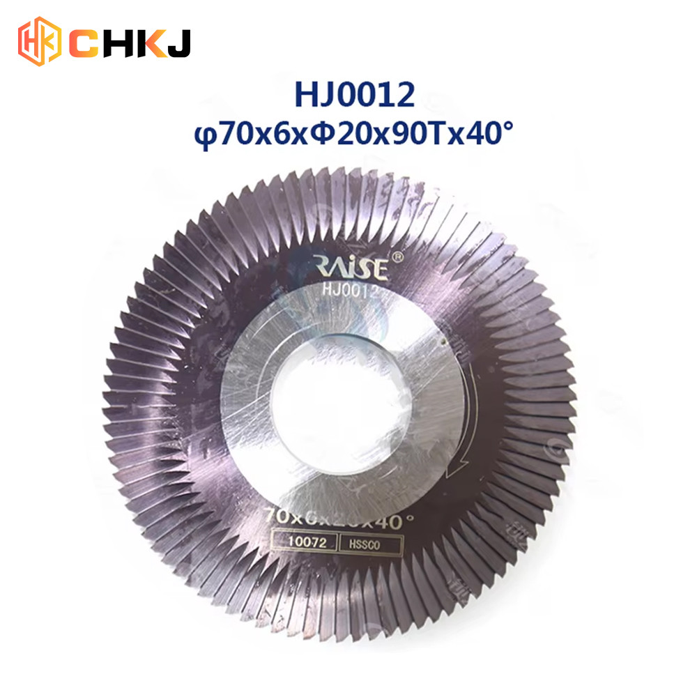 

CHKJ Raise HJ0012 Face Mill Cutter Key Cutting Blade 70x6x20x40° Suitable For GL368 GL888 Key Cutting Machines Locksmith Tools