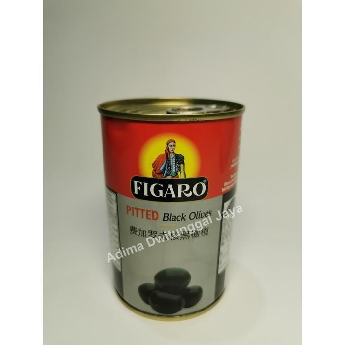 

Buah Zaitun Figaro / Figaro Black Pitted Olive 425 gr / Pickles