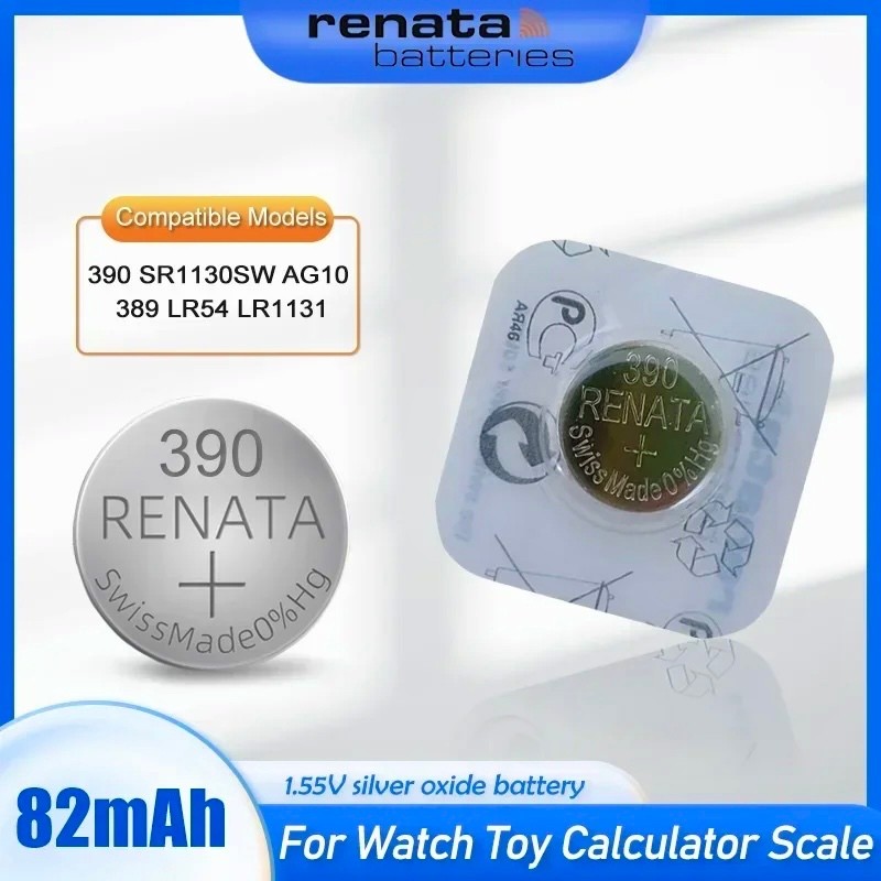 Grosir ✅ ( 1130 Renata ) Baterai Jam Tangan Swiss Renata SR1130sw 1130 390 AG10 LR1131 Baterai Terba