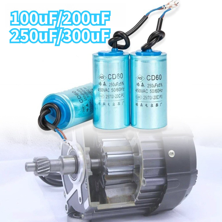 （150uf / 200uf / 250uf/ 300uf）Cd60 Kapasitor Motor Starting 450v