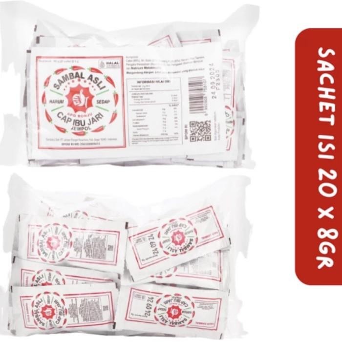 

Sambel Asli Cap Jempol- Saset 8gr