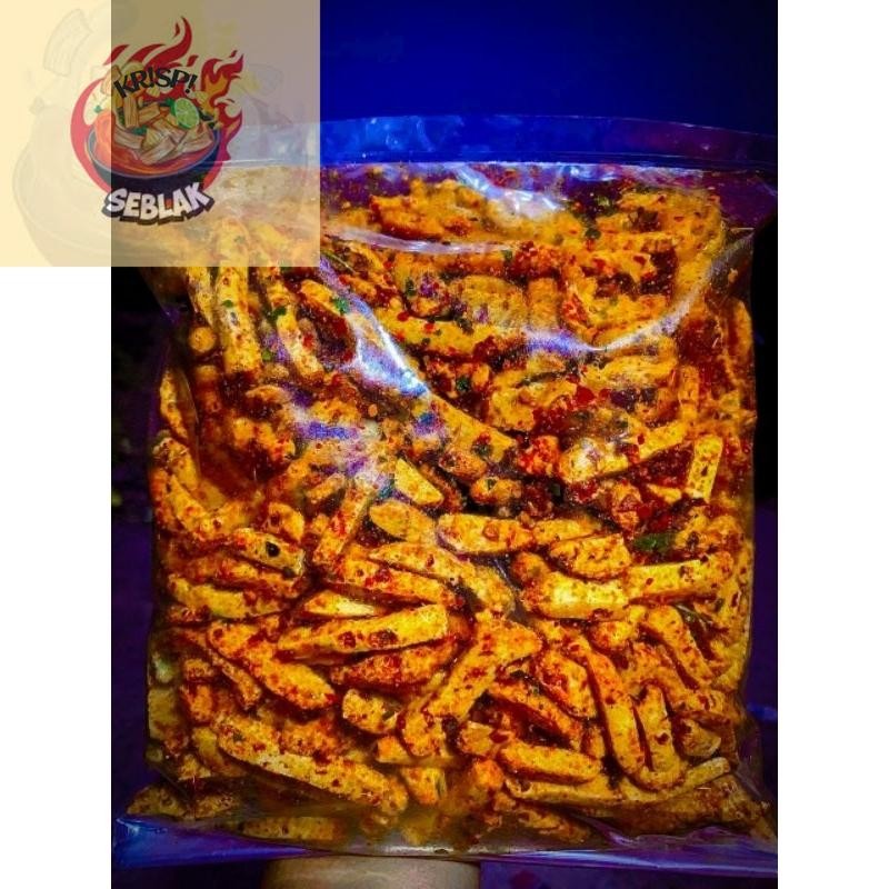 

(Seblak krispi) Basreng pedass daun jeruk kemasan 1 kg KAYA BUMBU
