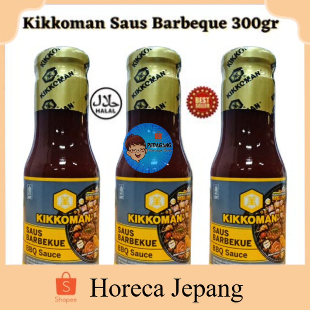 

Kikkoman Saus Barbeque 300gr / Saus Barbeque Halal/ BBQ/ Kikkoman BBQ Sauce/ Saus Barbekue/ Saus BBQ