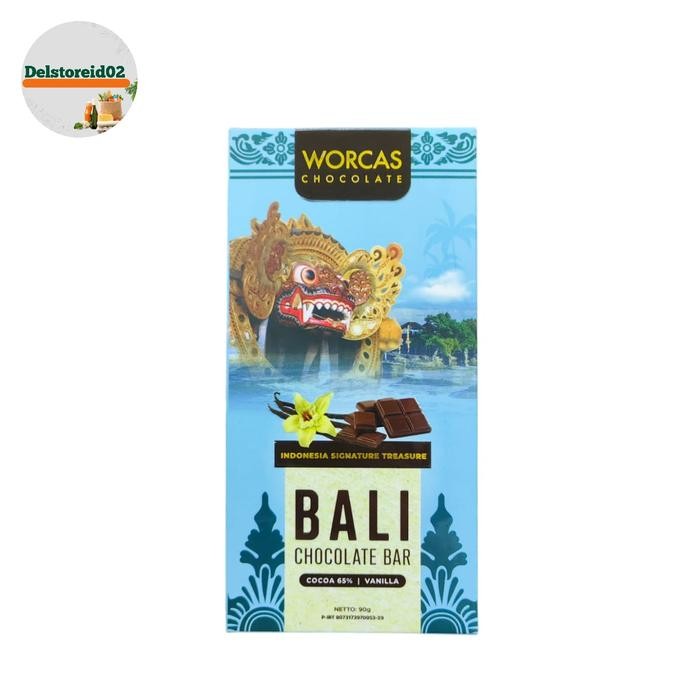 

Worcas chocolate bali bali chocolate bali cocoa 65% vanilla 90 gram