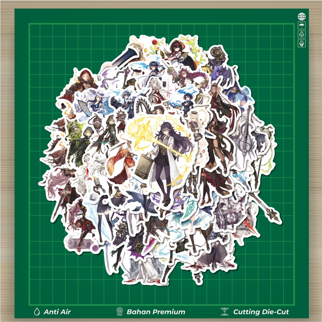 

HOT 50 PCS STIKER Stiker Game Sinoalice Stiker Fashion Cars Decal Dingin Kartu Album Custom Vinyl Anti Air- Sticker Aesthetic Buku Journal Koper Casing HP Tablet Laptop Helm Motor Botol Minum