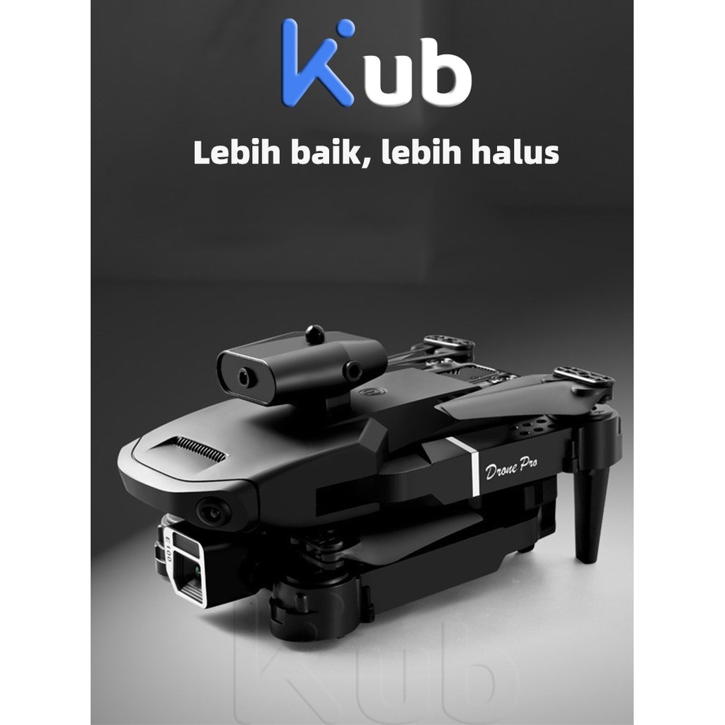 Kubaby Drone Kamera Rc Drone E100 Dengan Kamera HD Drone Drone Kamera Jarak Jauh Wifi FPV Dual Kamer