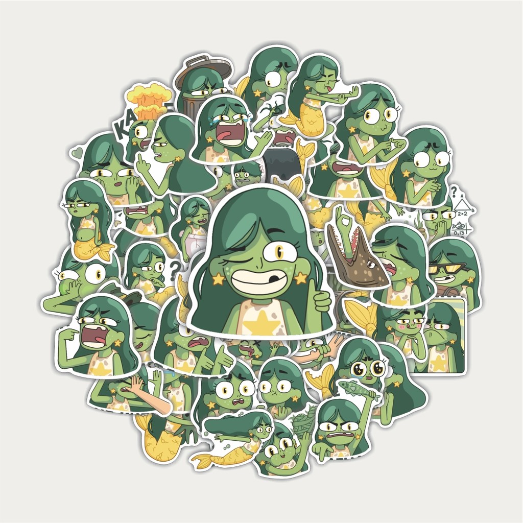 

Sticker Pack Stiker Kartun Goldie | Sticker TUMBLR | Stiker LAPTOP KOPER HELM