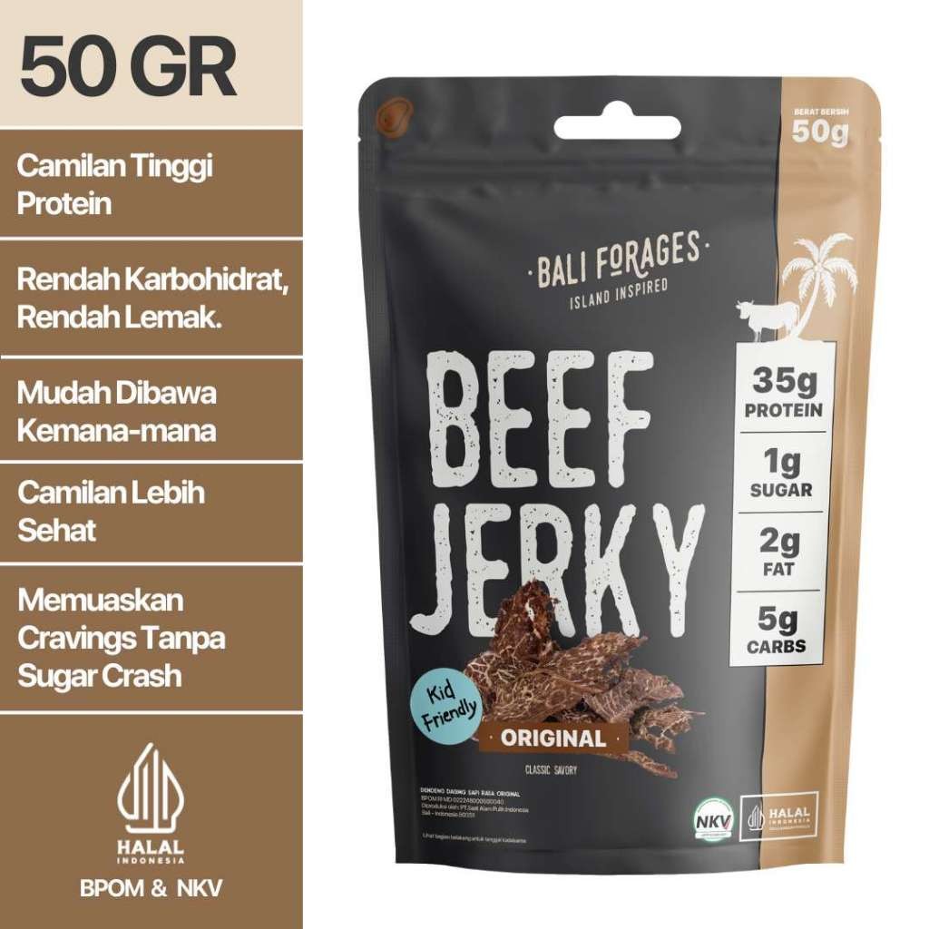 

New Original Beef Jerky (DENDENG AMERIKA) Makanan RinganPremium