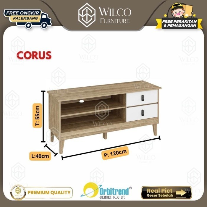 Bufet TV Corus Orbitrend / Meja Bufet Minimalis / Rak TV Orbitrend Palembang