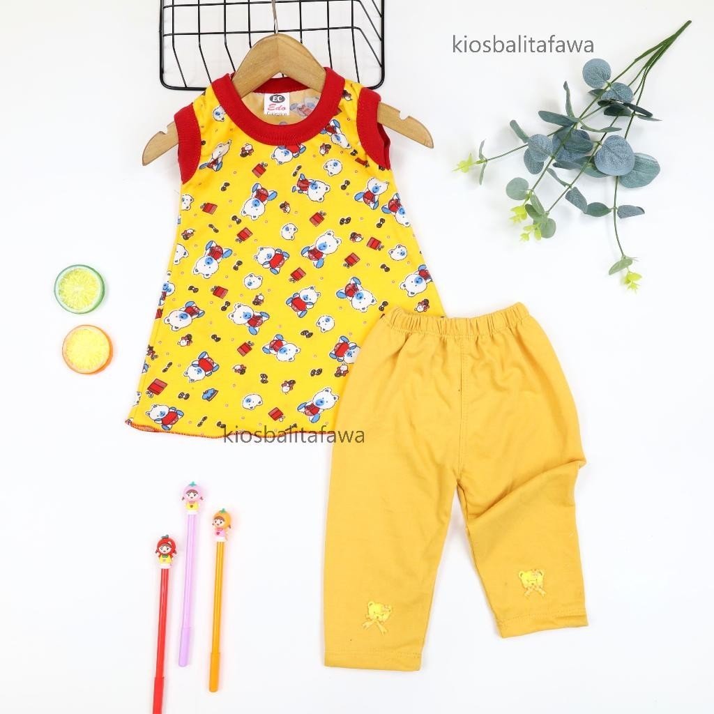 "SYAN"- Set Sunshine uk Bayi - 5 Tahun / Gaya Korea Setelan Anak Perempuan Baby Cewek Legging Import