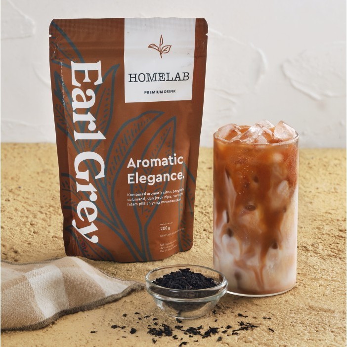 

[[ K23 - BEST SELLER ]] Homelab Bubuk minuman EARL GREY - Premium Drink Powder 200g