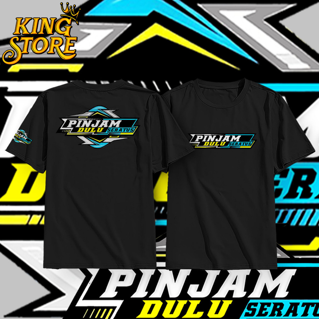 KAOS  PINJAM DUIT SERATUS - Kaos Racing Team - Kaos Pembalap - Atasan Pria - Fashion Pria - Bebas De