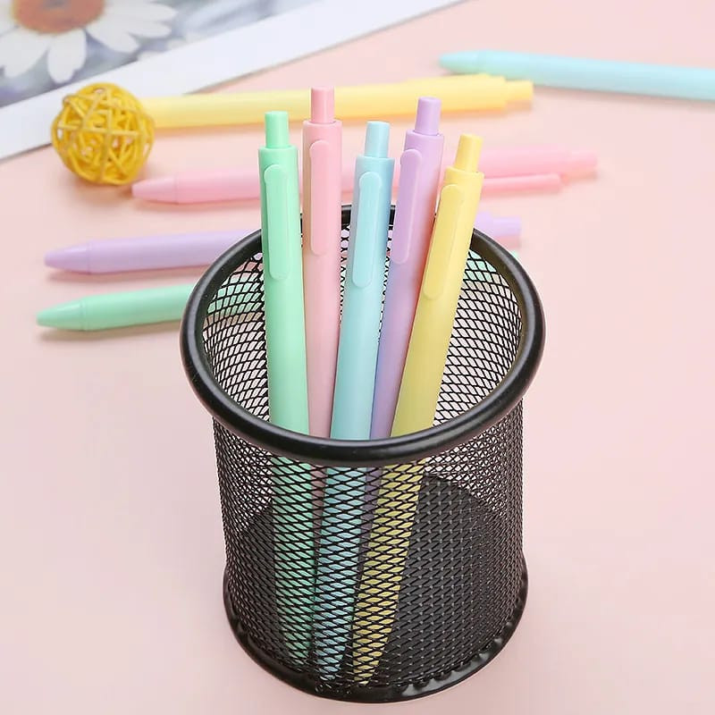

ACEH. BA 130880 Pena Macaroon Pastel Pulpen Macaroon Tinta Hitam Bolpoin Macaroon