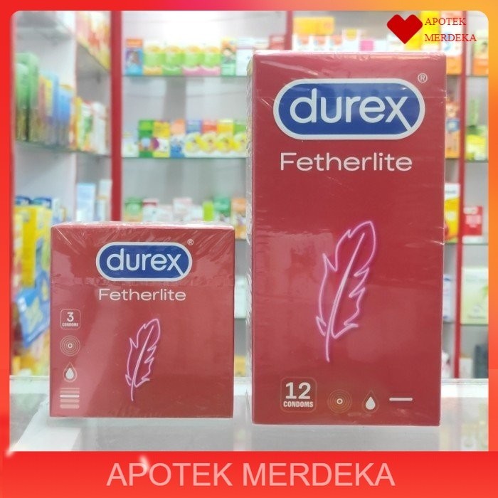 Durex Fetherlite 3s / 12s - Kondom Tipis DUREX FETHERLITE