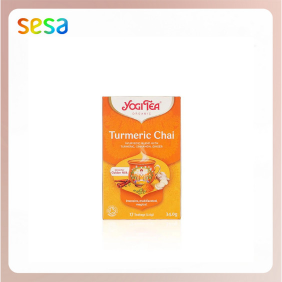 

YOGI TEA Organic Honey Chai Turmeric Vitality Tea 32gr - Bebas Kafein