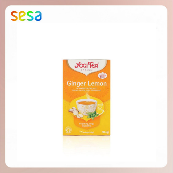 

YOGI TEA Organic Lemon Ginger Tea 36gr - Bebas Kafein