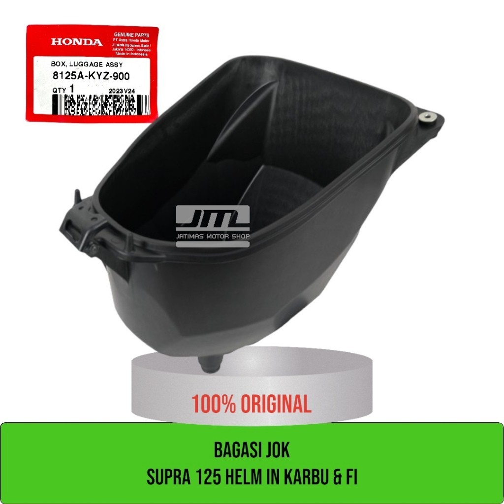 Bagasi jok supra 125 helm in karbu & fi 8125A-KYZ-900