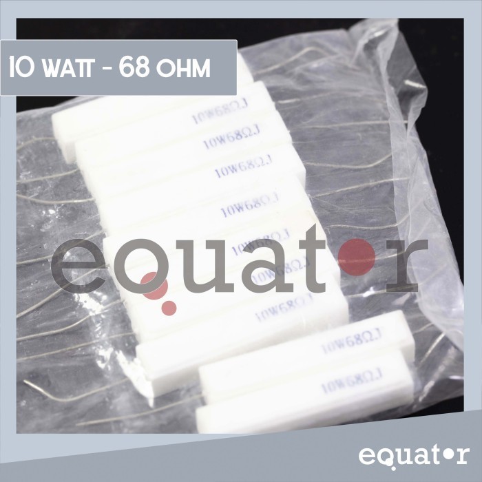 Resistor Kapur 10 Watt 10W 68 ohm
