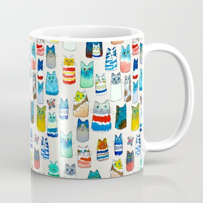 

Gelas Mug Motif Kucing Cat Kitty Watercolor Keko