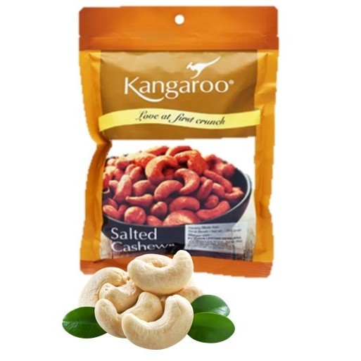 

Kangaroo Salted Cashews 300 gr - Kanguru Kacang Mede rasa Asin