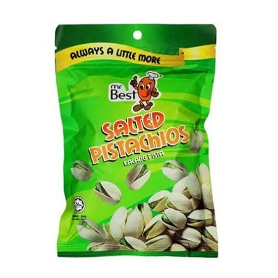 

Mr. Best Salted Pistachios Kacang 100 gr - Kacang Pistachios rasa Asin