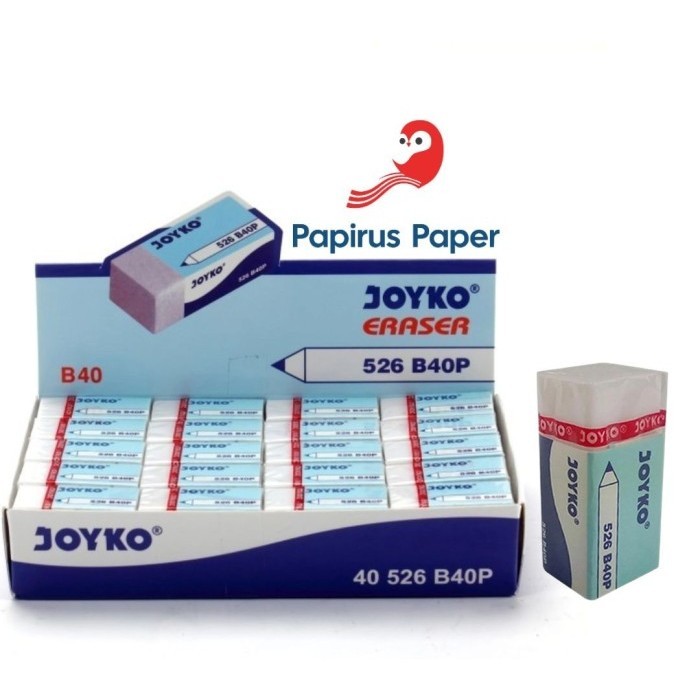 

Joyko Penghapus Kecil Putih Eraser 526-B40BP / Penghapus Joyko Kecil Putih