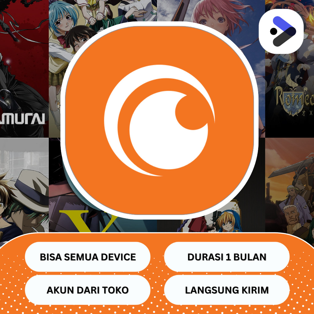 Crunchyroll Mega Fan Premium 1 Minggu Legal