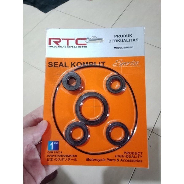 [ DELSER MOTOR ] TERMURAH SEAL SHOCK DEPAN BELAKANG KOMPLIT LENGKAP SUPRA / SUPRA X KHARISMA GRAND B