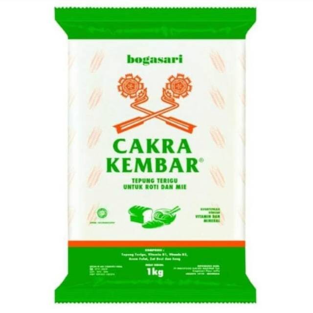 

Tepung Terigu Cakra 1 kg ekonomis/Cakra Kembar Kemasan 1KG