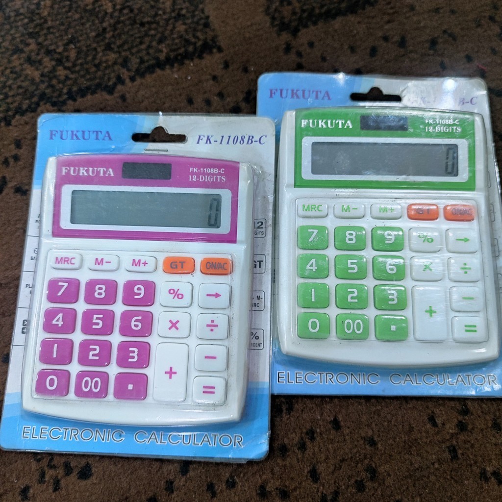 

Kalkulator Double Power, Layar LCD Kualitas Tinggi, Keyboard Karet, FK1108