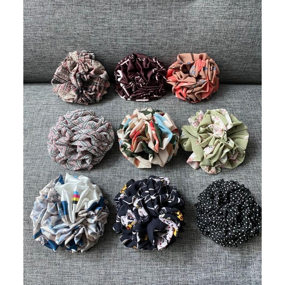 CEPOL HIJAB BROKOLI IKAT RAMBUT KUNCIR CEMPOL HIJAB JUMBO CEPOL MAWAR