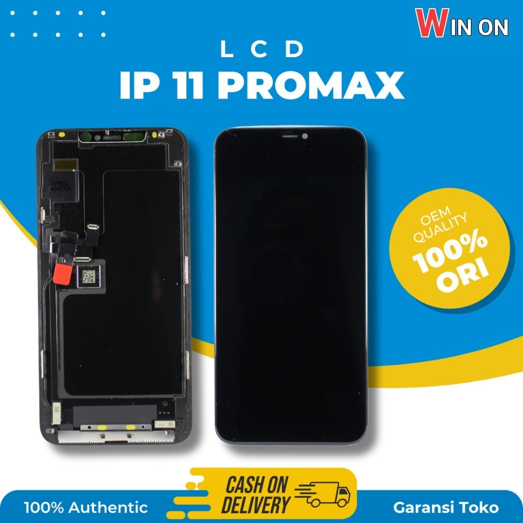 WIN ON - LCD TOUCHSCREEN IPHONE 11 PRO MAX HD+ FULLSET ORI ROKER