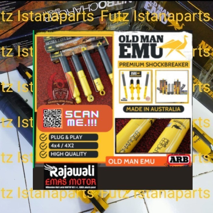 Shock breaker OME OLD MAN EMU JEEP CHEROKEE DEPAN BELAKANG SET ASLI