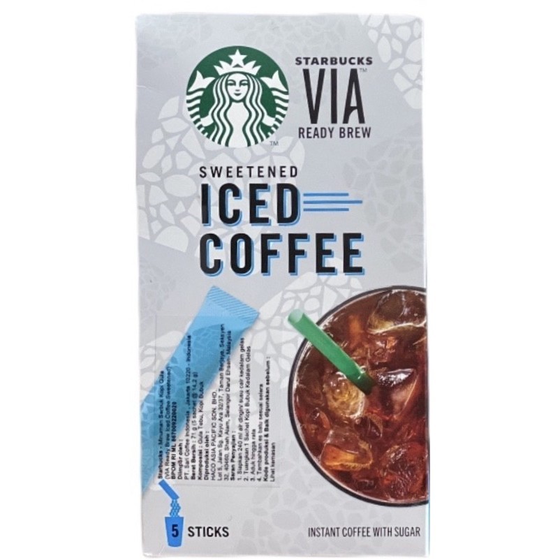 

Starbucks VIA™ Ready Brew 12 Sticks Coffee Sachet/ Kopi Sachet - ICED COFFEE