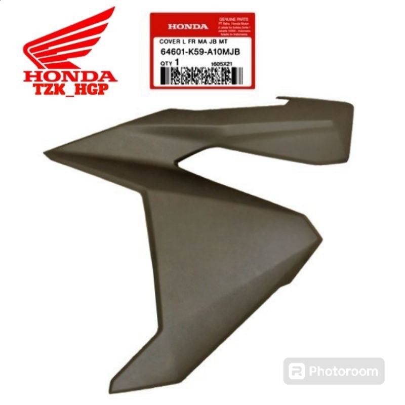 64601-K59-A10MJB Sayap depan samping kiri Vario 125 150 led old coklat doff 2015 - 2017 original