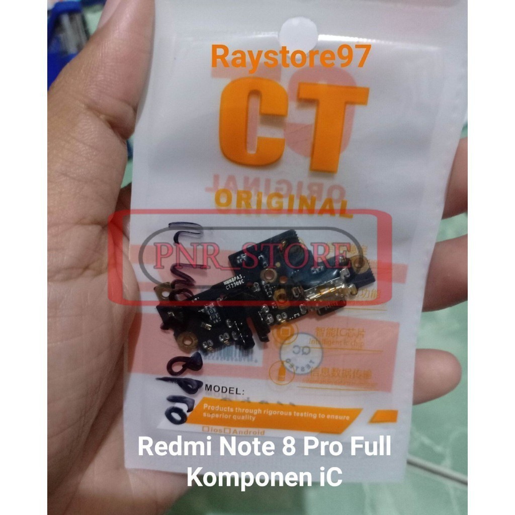 Fleksibel Charger Redmi Note 8 Pro Full Komponen iC Flexibel Flexible Konektor Carjer PCB Board Casa