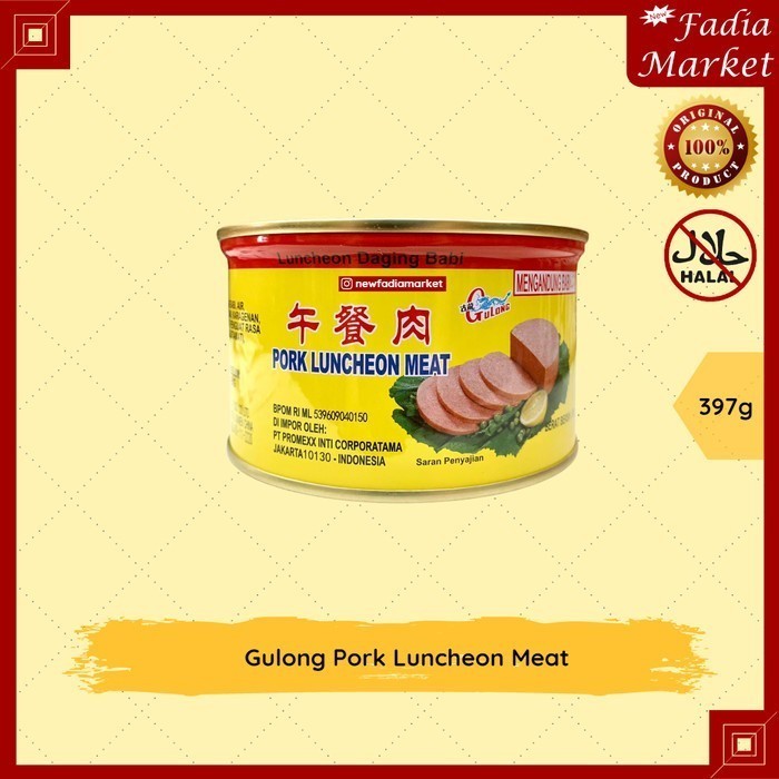 

Gulong Pork Luncheon Meat (Ham Babi Maling) 397g