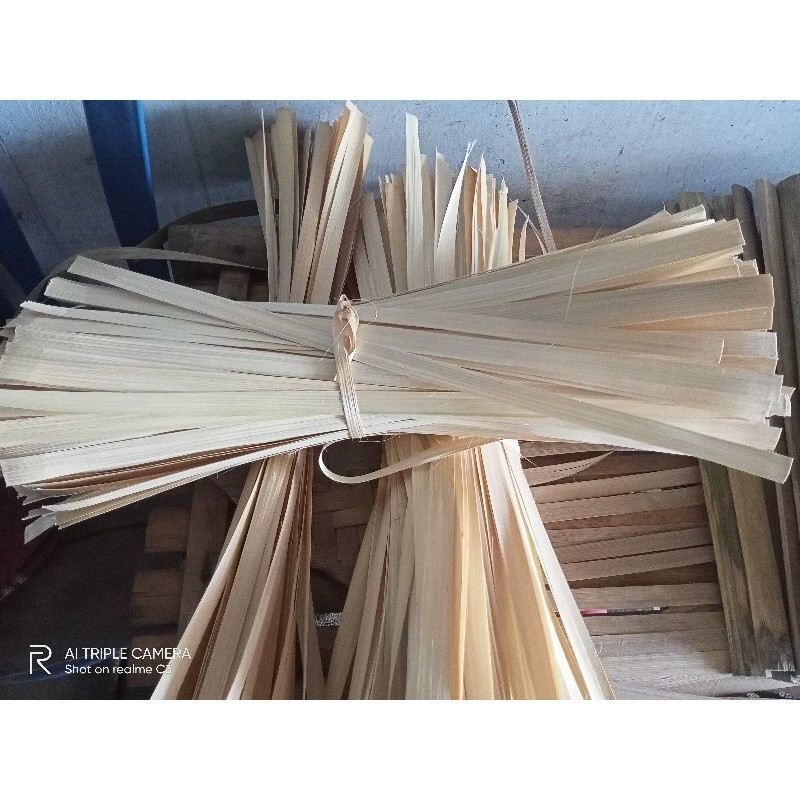 iratan bambu grosir /iratan murah/iratan bambu 2cm/bambu tipis/tali bawang/bahan kerajinan ANYMN