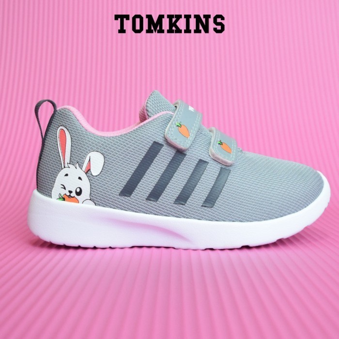 Sepatu TOMKINS Grimsburg Alpha - Grey Pink Sepatu Anak Perempuan - Sepatu Sneakers
